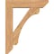 Ekena Millwork Legacy Slat Smooth Bracket w/ Offset Brace, Western Red Cedar, 7 1/2"W x 32"D x 40"H BKT0806X32X40LEC06SWR - alternate 4